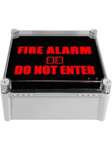 weatherproof audio sign